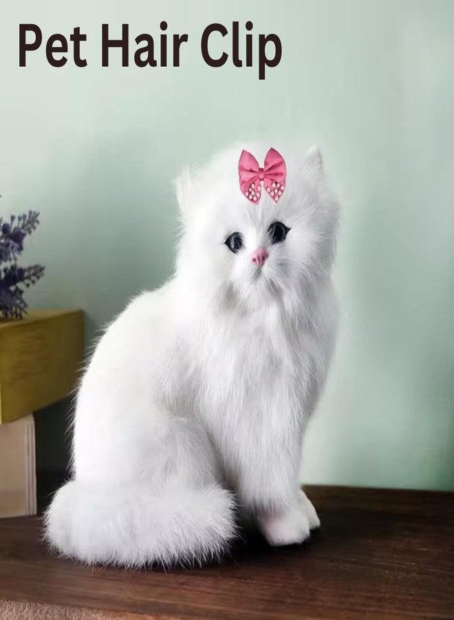 Western Era Dog Bow Clip with Pearls - Fashionable & Durable Pet Accessory for Small, Medium & Large Dogs - Perfect for Grooming, Photoshoots, Parties & Daily Use - Stylish Design (Pink) - Image 5